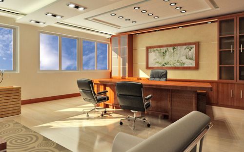 老总办公室必备的风水宝物:运财童子 老总办公室写字台风水布置(一)